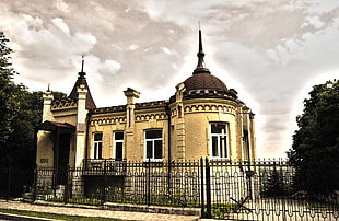 photography of yellow and brown museum