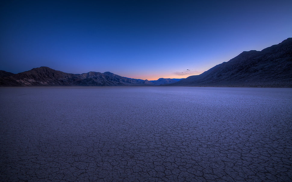 brown mountains, nature, landscape, mountains, dusk HD wallpaper