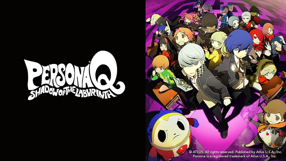 Personaq shadow of the Labvrinth digital wallpaper, Persona series, anime, video games HD wallpaper