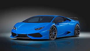 blue Lamborghini Aventador sports coupe, Novitec, Novitec Torado, Lamborghini, Lamborghini Huracan HD wallpaper