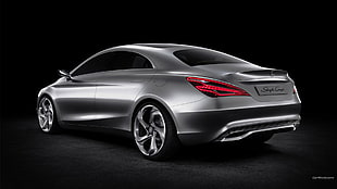 gray coupe, Mercedes Style Coupe, concept cars