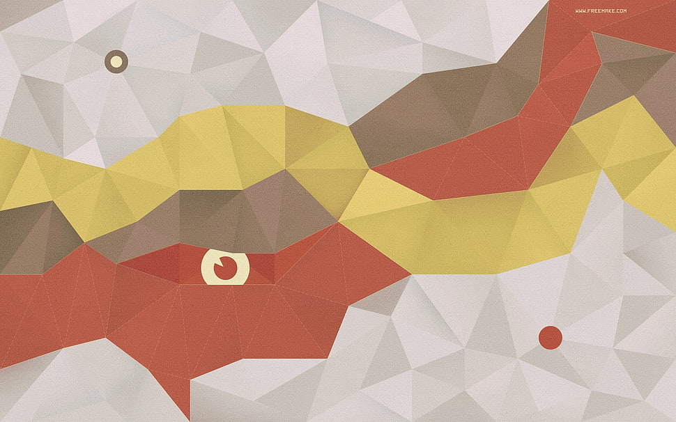 multicolored cubism art, low poly, abstract, digital art HD wallpaper