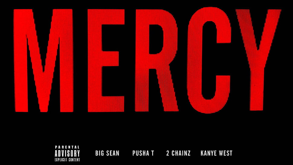 black and red logo illustration, Kanye West, Big Sean, 2 Chainz HD wallpaper