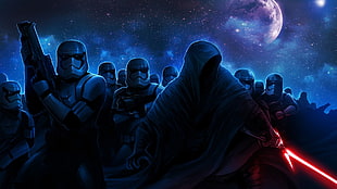 Star Wars Movie scene poster