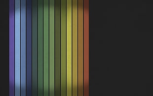 rainbow striped artwork