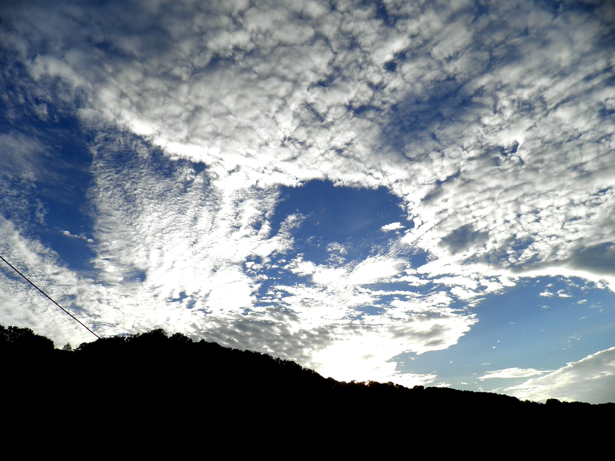 white clouds, clouds, sky