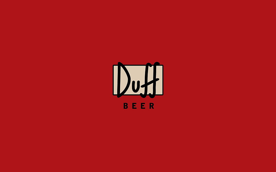 Duff Beer logo HD wallpaper