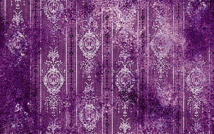 purple and white illustration