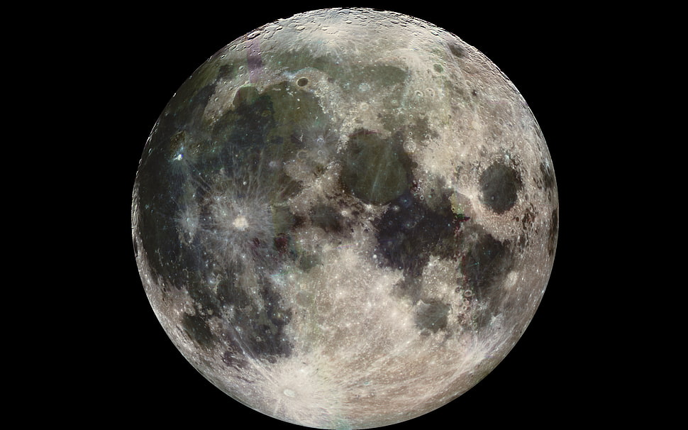moon illustration HD wallpaper