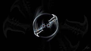 round black and gray logo, League of Legends, Draven, Noxus HD wallpaper