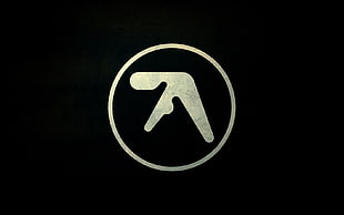 white and black logo, Aphex Twin, music