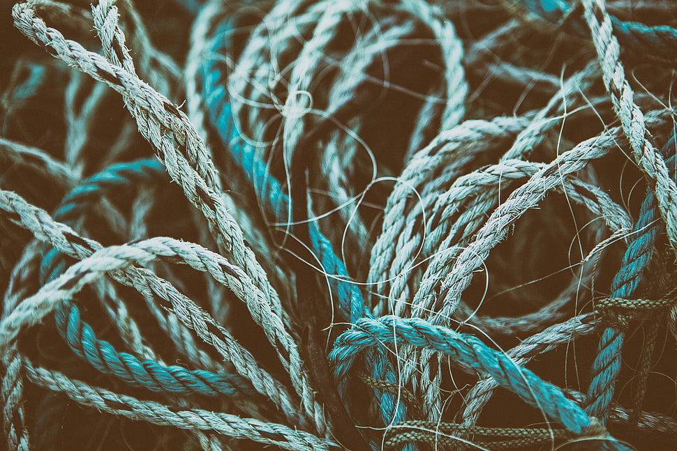 blue ropes HD wallpaper