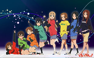 anime cartoon wallpaper, K-ON!, Hirasawa Yui, Hirasawa Ui, Manabe Nodoka
