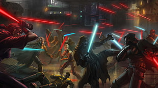 animated characters wallpaper, Star Wars, Jedi, Sith, Star Wars: Knights of the Old Republic