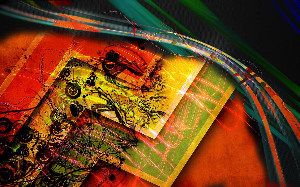 Abstract painting HD wallpaper