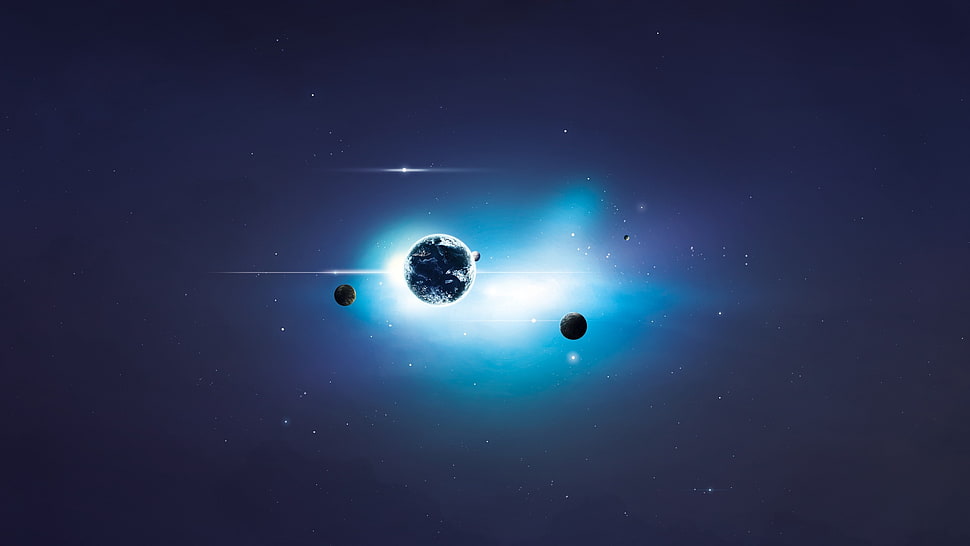 planets 3d wallpaper HD wallpaper