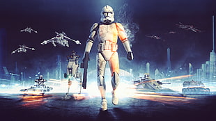 Star Wars Storm Trooper wallpape, war, STAR WARS Battlefront Beta, Star Wars: Battlefront, soldier HD wallpaper