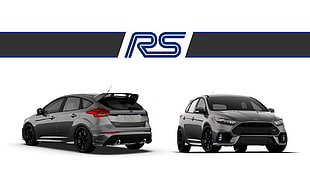 black and gray car bed frame, Ford USA, ford focus, Focus RS, Ford Focus RS HD wallpaper