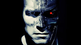 Arnold Schwarzenegger, endoskeleton, futuristic, The Terminator, Arnold Schwarzenegger