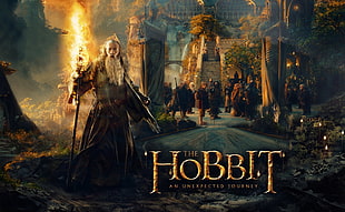 The Hobbit movie poster, The Hobbit, movies, The Hobbit: An Unexpected Journey, Gandalf HD wallpaper