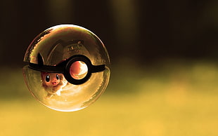 Pokemon ball with Pikachu inside HD wallpaper