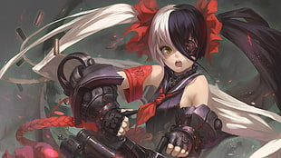 illustration of female anime character, fantasy art, Blade & Soul
