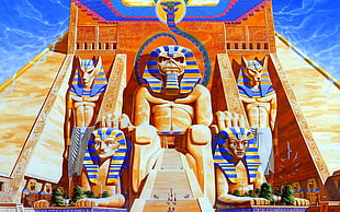 egyptian monument HD wallpaper