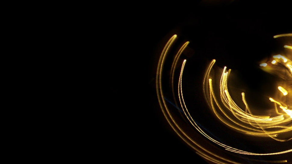 yellow fireworks display during nighttimre HD wallpaper