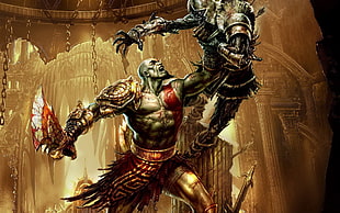 God of War video game HD wallpaper
