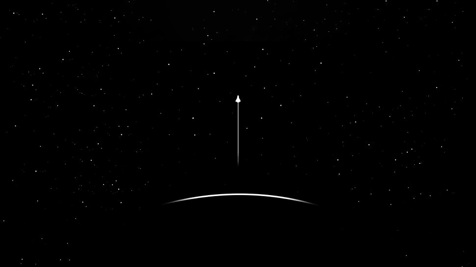 simple, simple background, minimalism, black background HD wallpaper