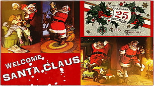 Santa Claus graphic, Santa Claus, Christmas HD wallpaper