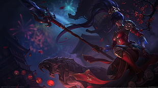 game poster, League of Legends, Nidalee (League of Legends)