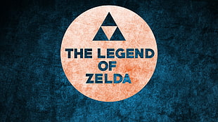 The Legend of Zelda logo, The Legend of Zelda, Nintendo, simple, simple background