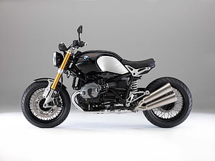 gray and black BMW cruiser motorcycle