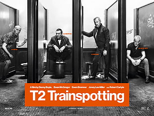 T2 Trainspotting logo, men, actor, movies, T2 Trainspotting