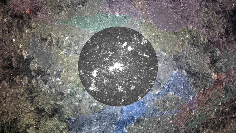 round black component HD wallpaper