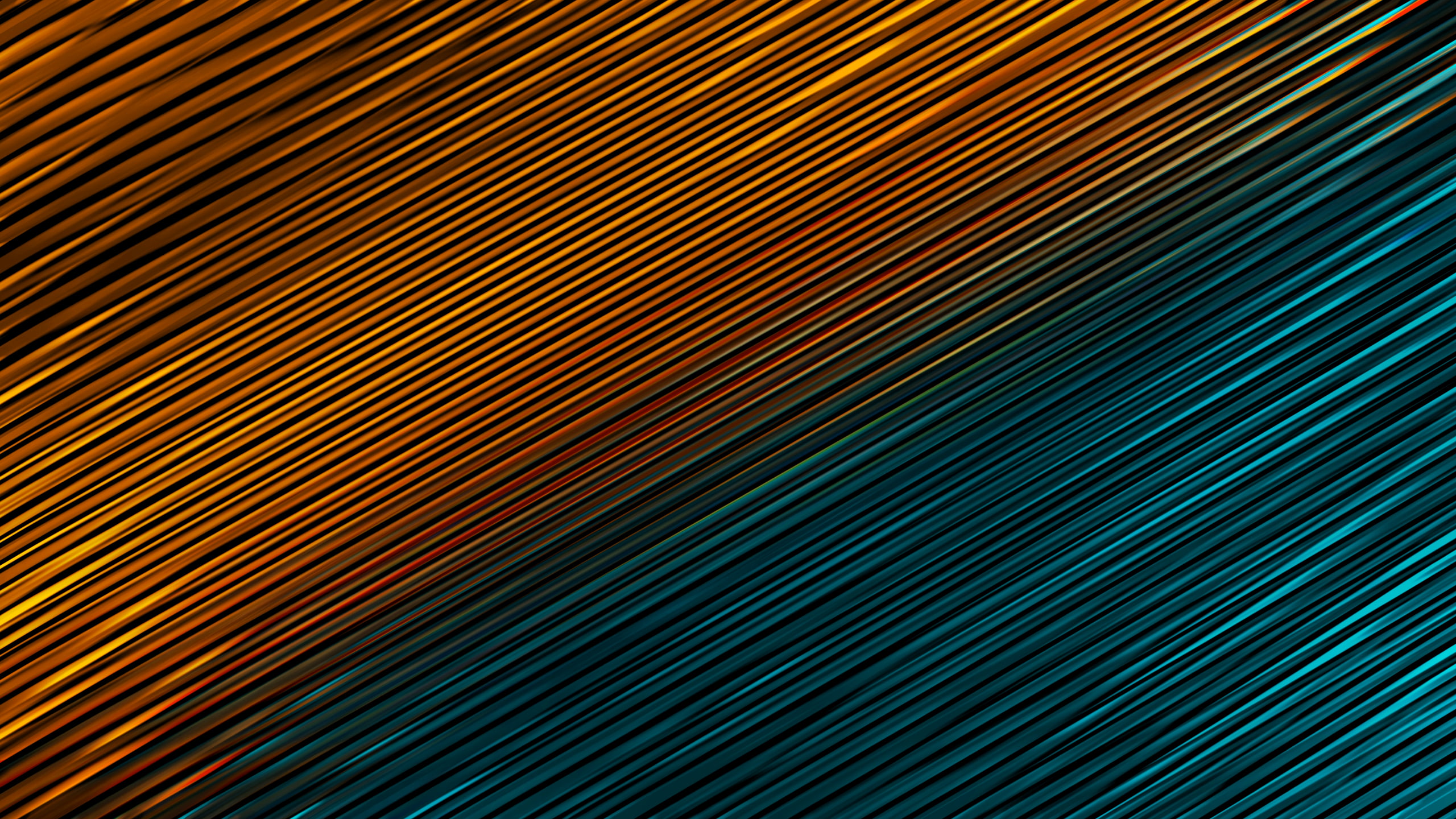 blue and orange digital wallpaper, lines, digital art, colorful, abstract