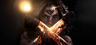 Gal Gadot Wonder Woman digital wallpaper