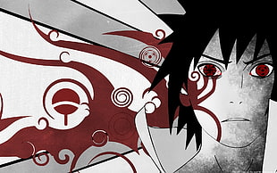 Uchiha Sasuke, Naruto Shippuuden, anime, Uchiha Sasuke, vector art
