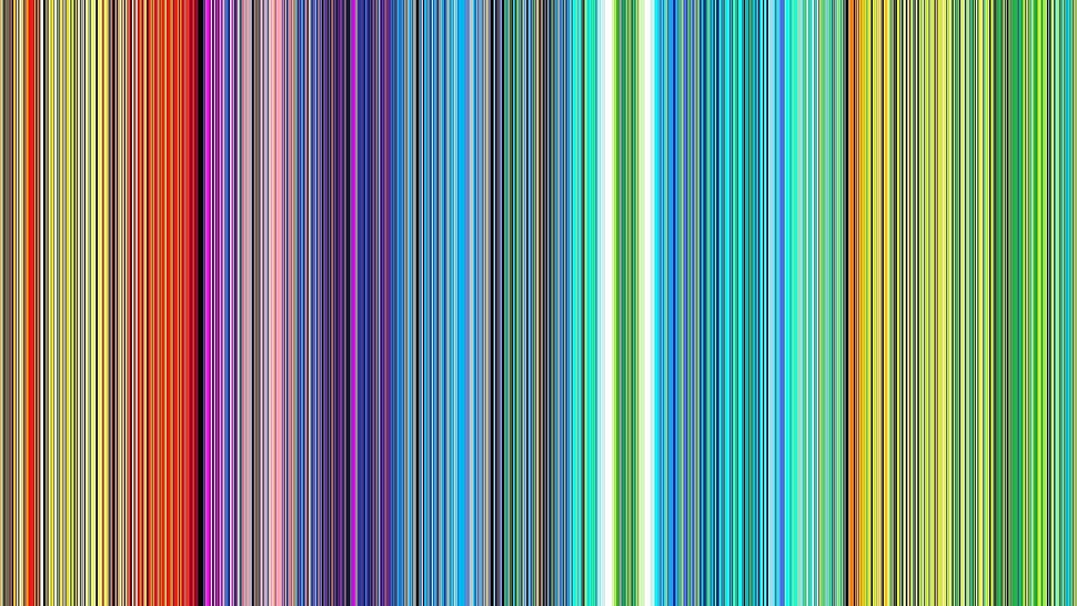 multi-colored striped illustration HD wallpaper