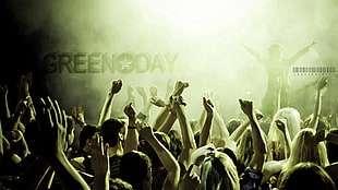 painting of people, Green Day HD wallpaper