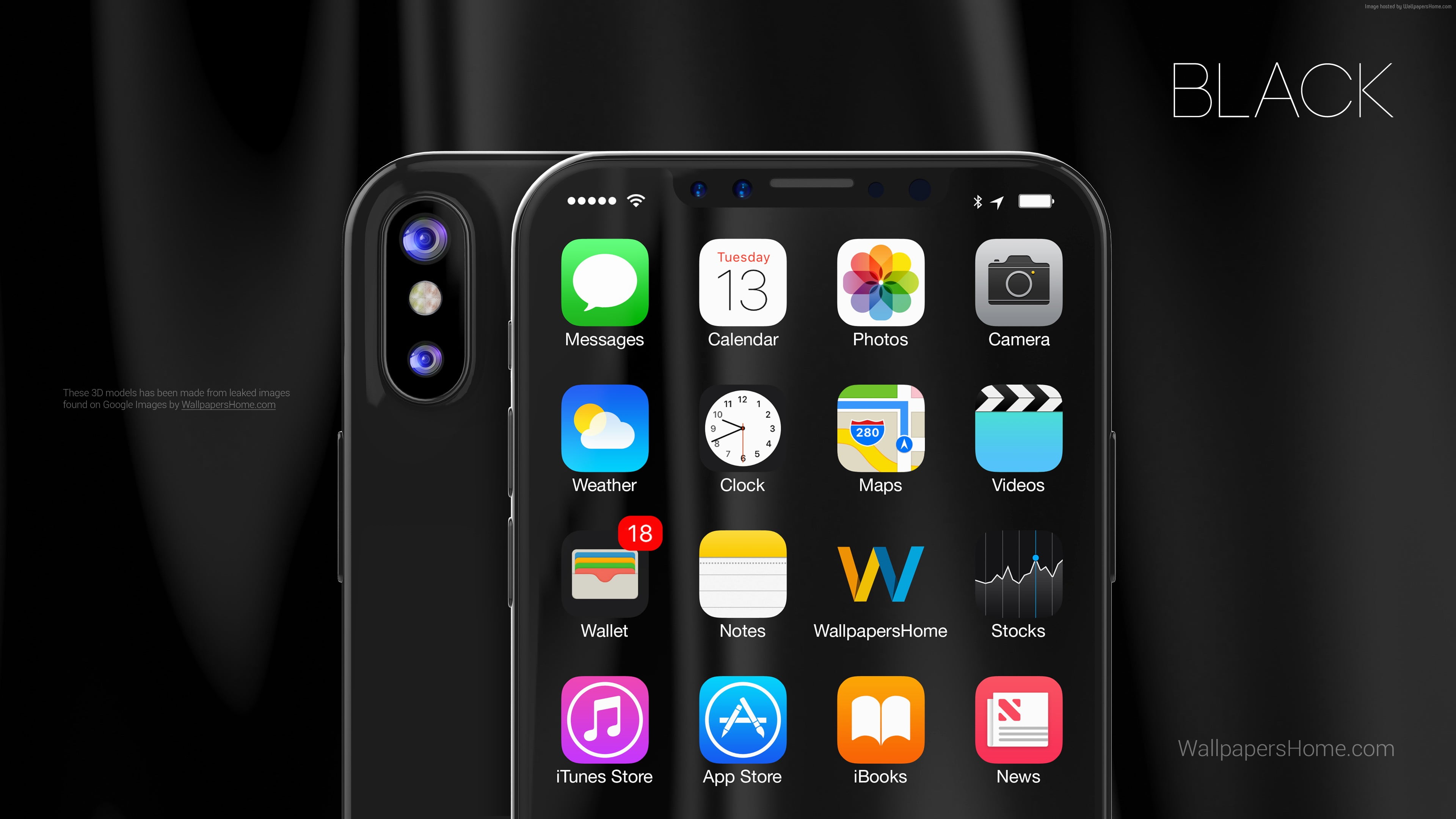 space gray iPhone X