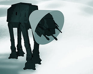 Star Wars Atat illustration HD wallpaper