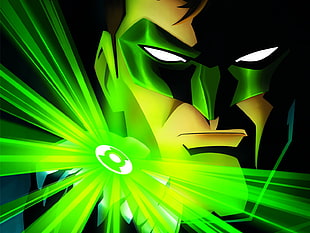 Green Lantern anime illustration
