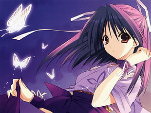 photo of woman Anime Character HD wallpaper
