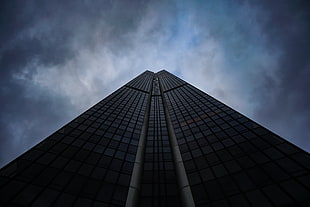 black city building, Skyscraper, Building, Architecture HD wallpaper