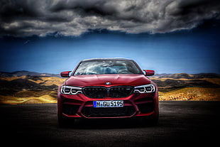 red BMW M4, Bmw f90, BMW F10, car HD wallpaper