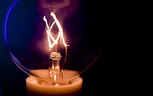 clear light bulb
