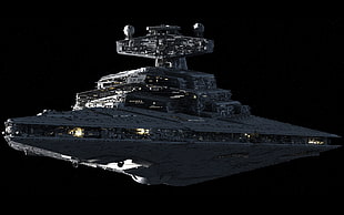 gray space ship wallpaper, Star Wars, Star Destroyer, spaceship HD wallpaper