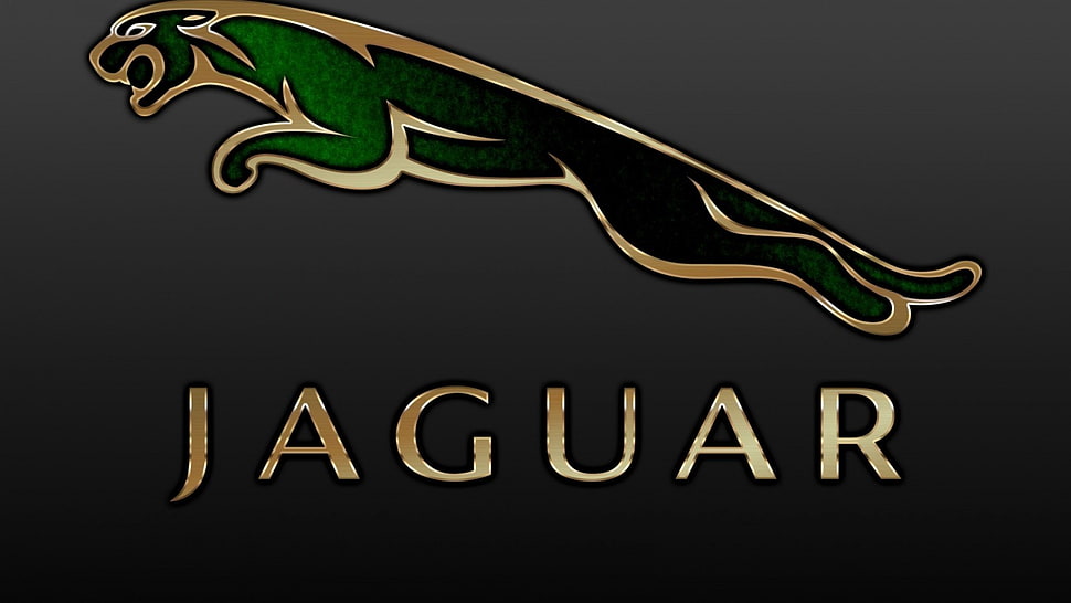 black and green Nike logo, luxury cars, Jaguar HD wallpaper